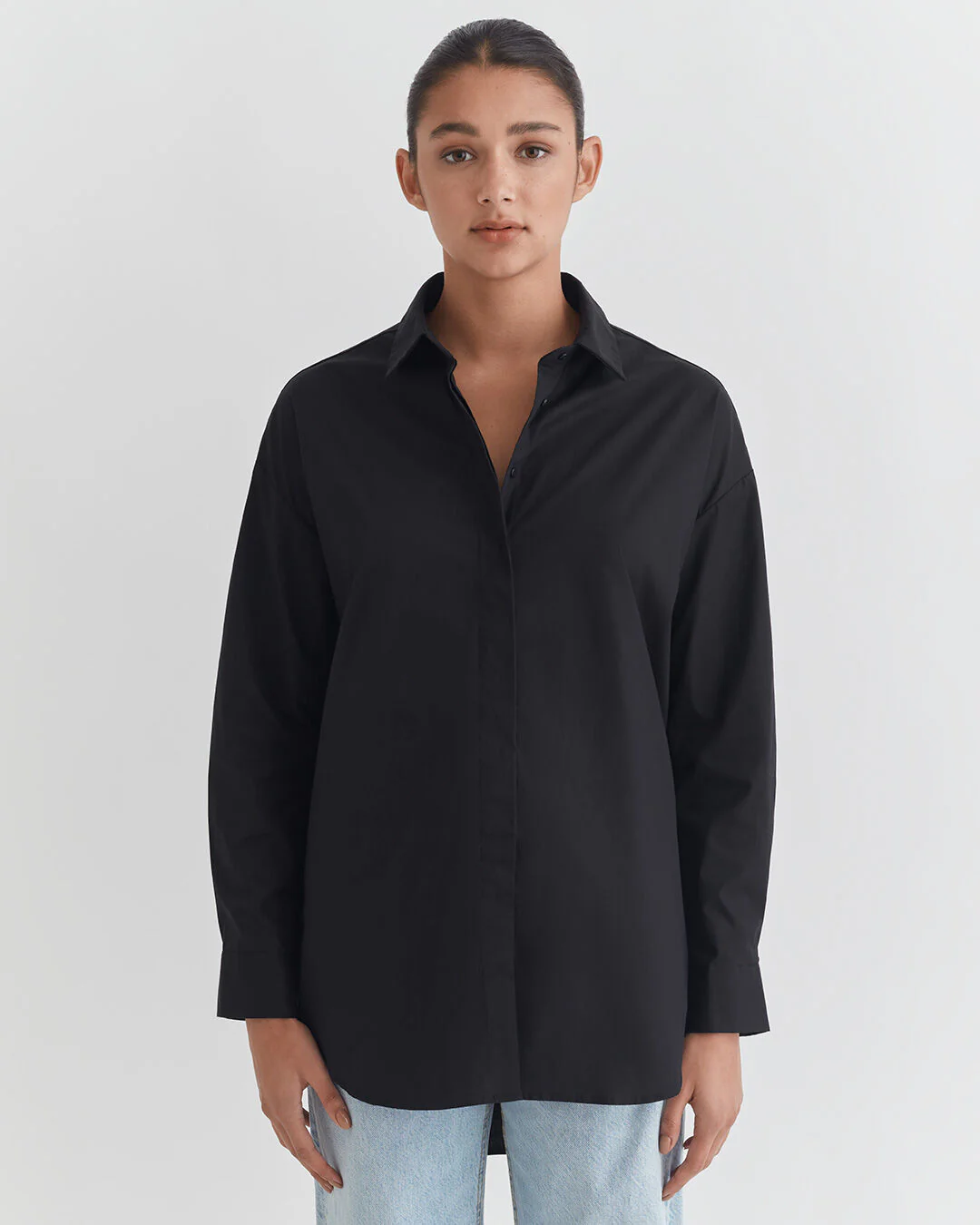 Poplin Oversized Shirt - Image 6