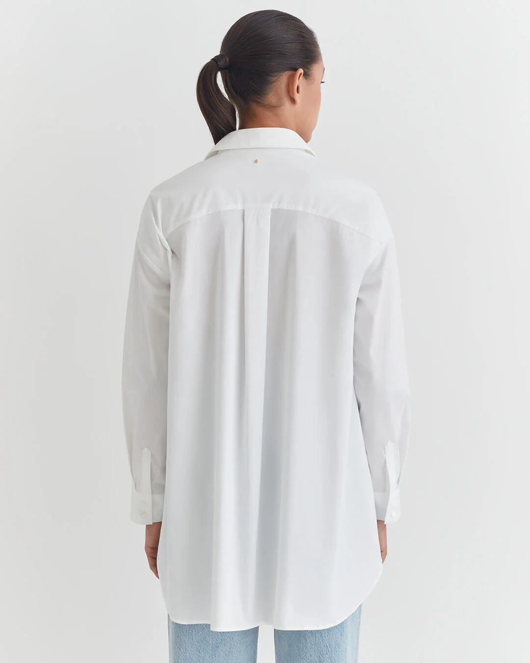 Poplin Oversized Shirt - Image 9