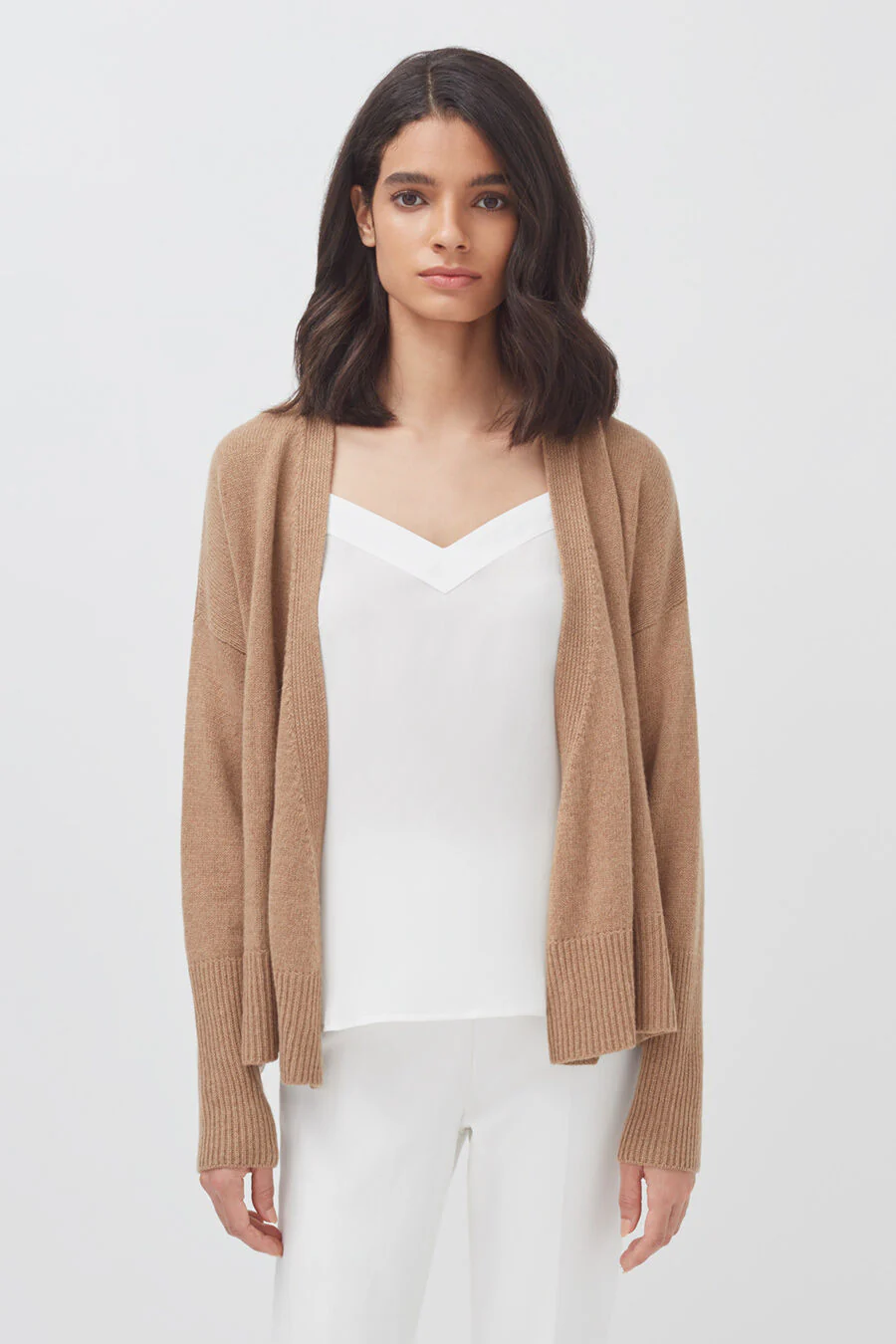 Recycled Cashmere Soft Wrap Sweater - Image 10