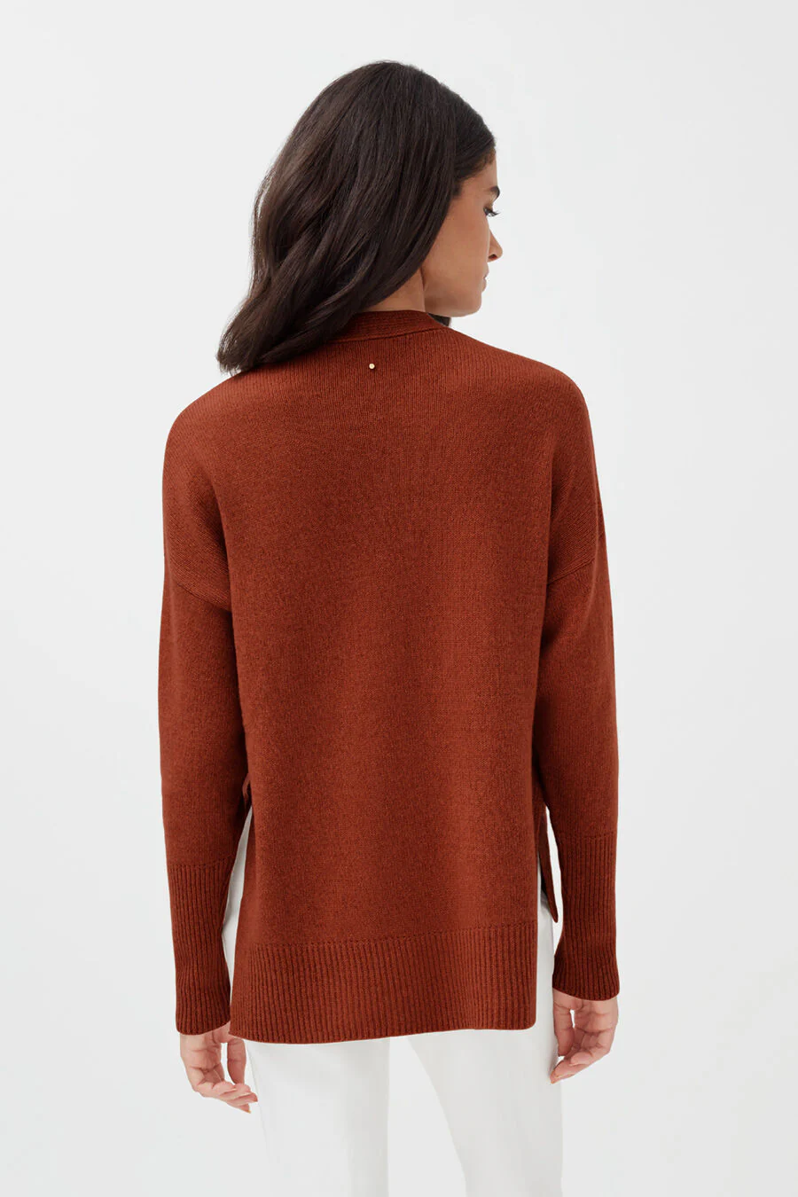 Recycled Cashmere Soft Wrap Sweater - Image 14
