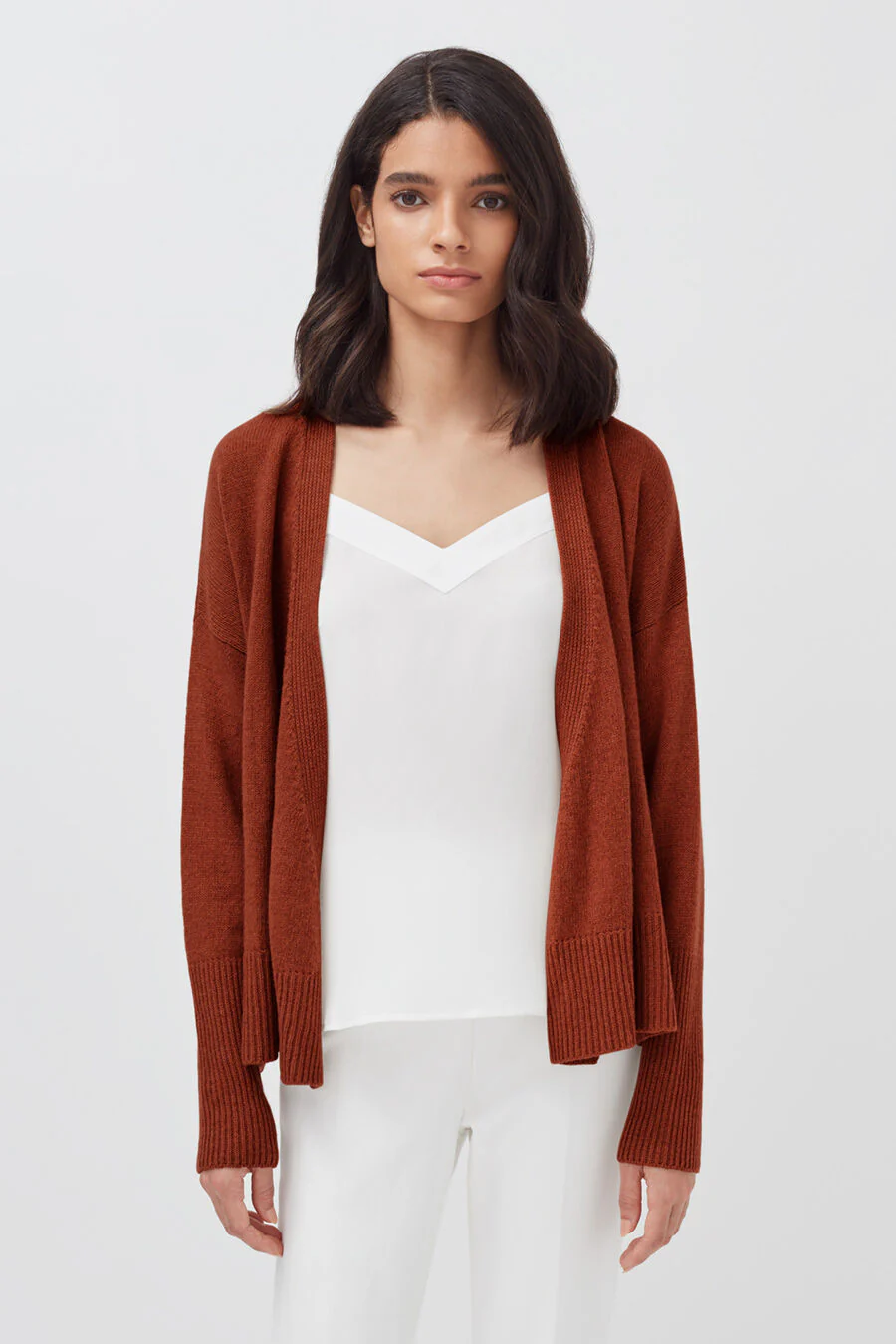 Recycled Cashmere Soft Wrap Sweater - Image 16