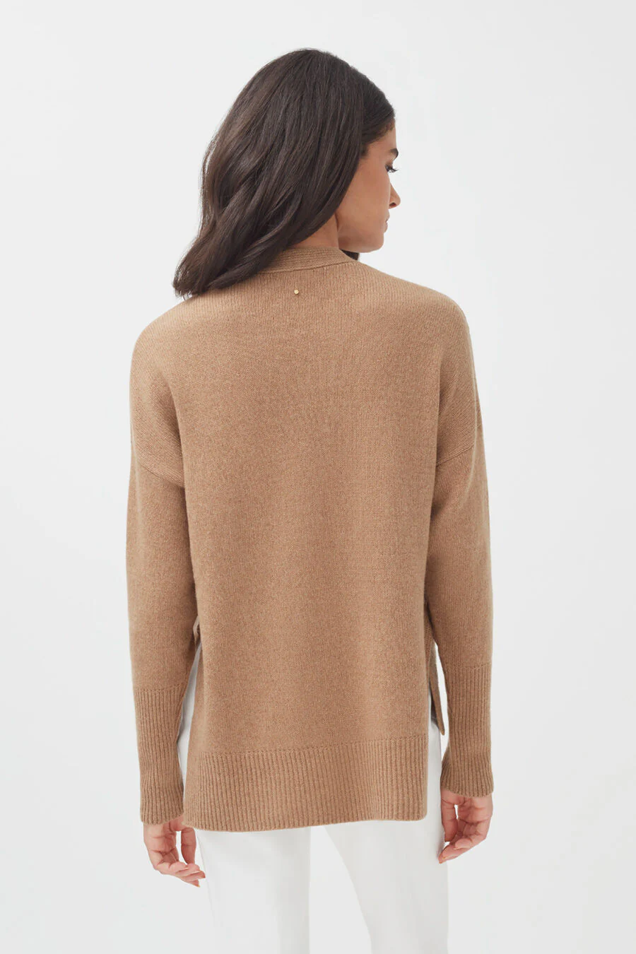 Recycled Cashmere Soft Wrap Sweater - Image 8