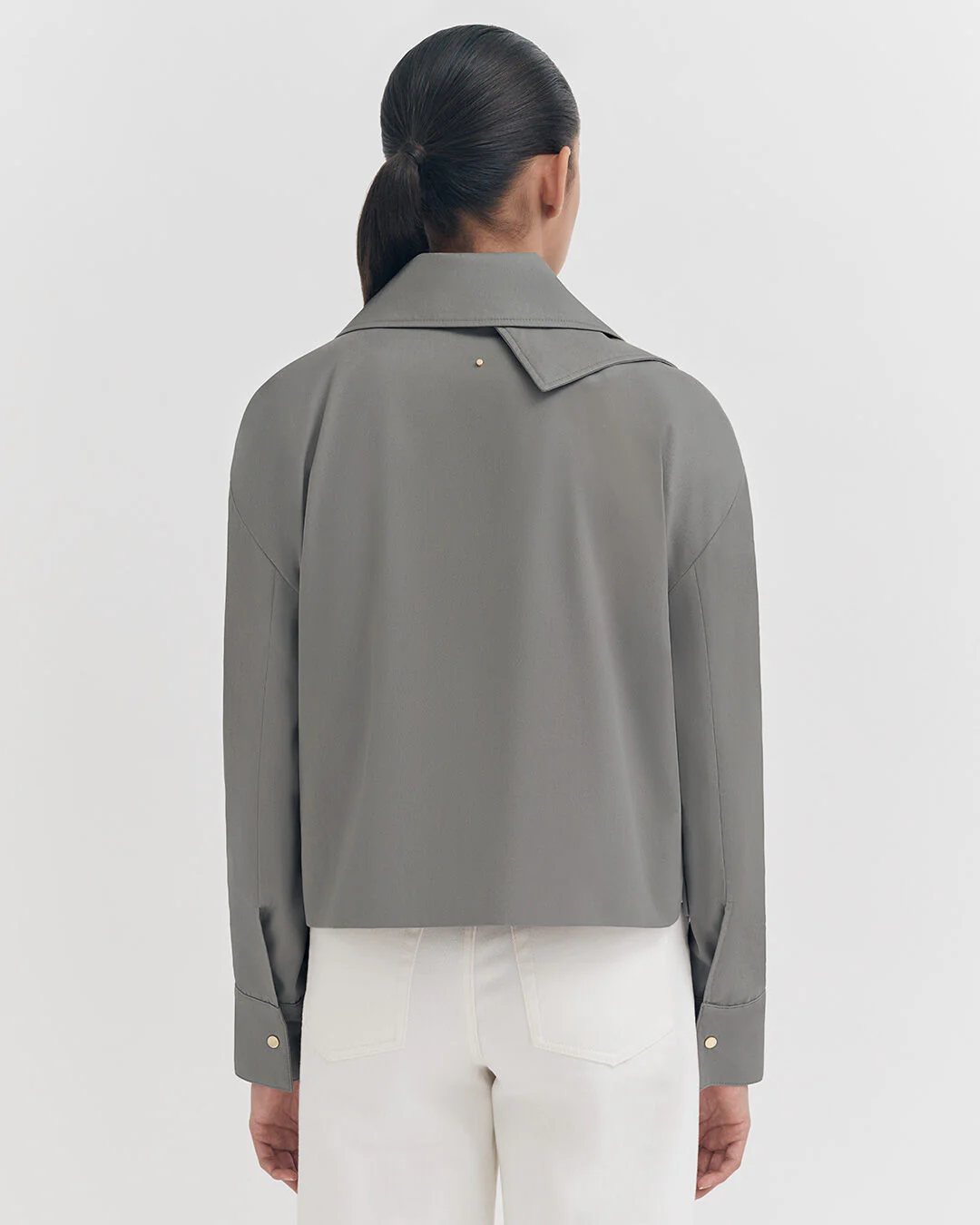 Relaxed Cropped Trench - Image 9