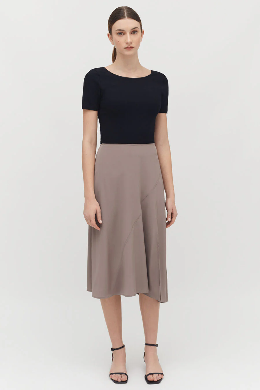 Silk Asymmetrical Skirt - Image 11