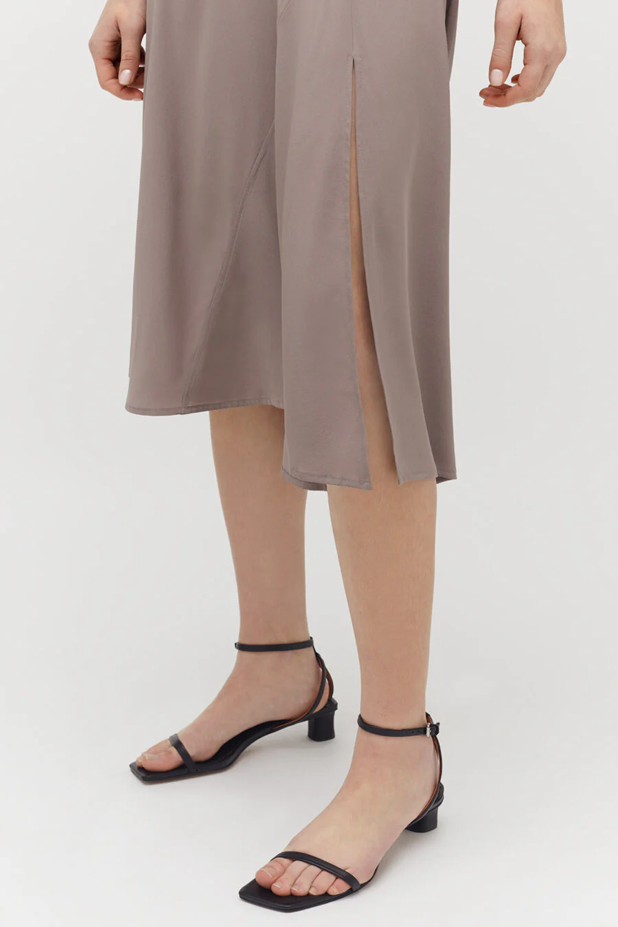 Silk Asymmetrical Skirt - Image 9