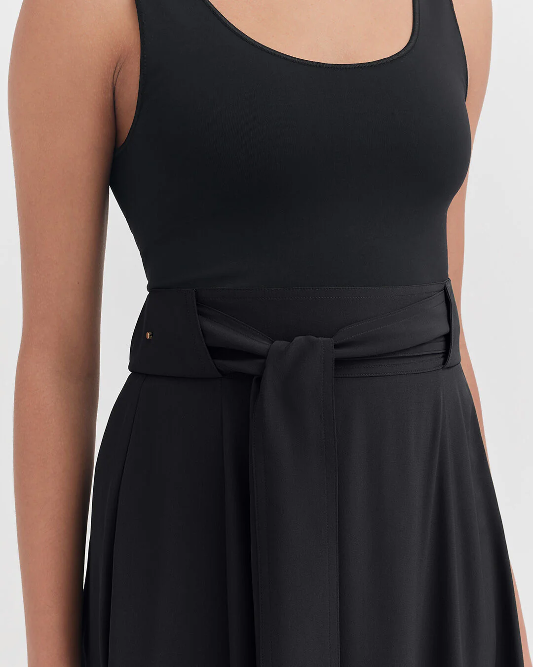 Silk Belted Midi Skirt - Image 4