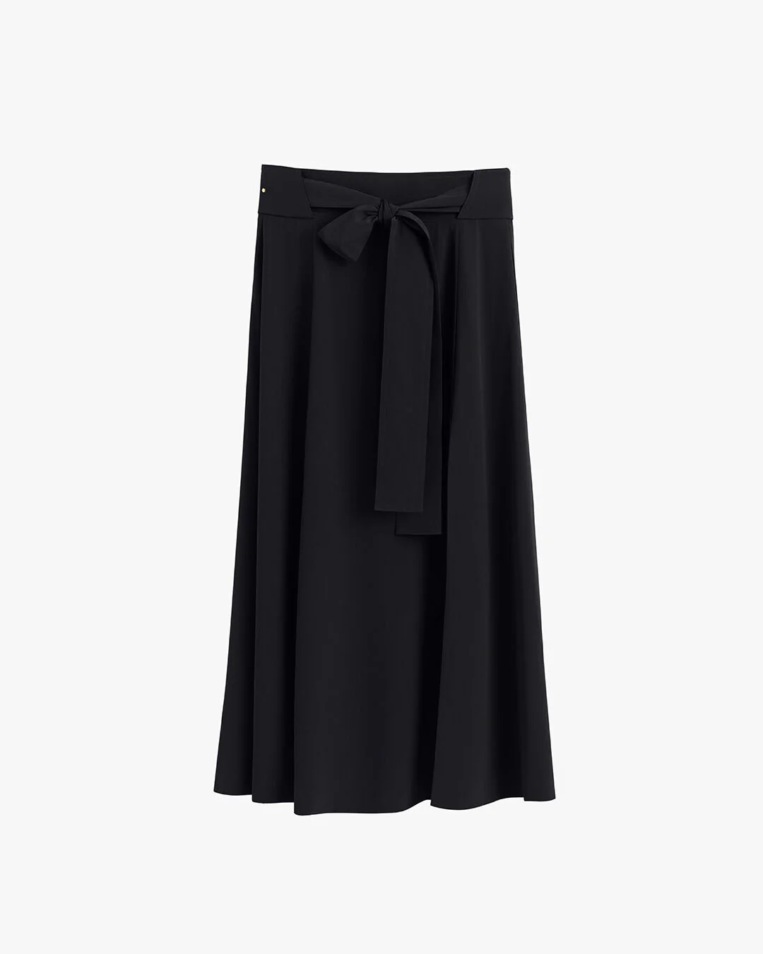 Silk Belted Midi Skirt - Image 5