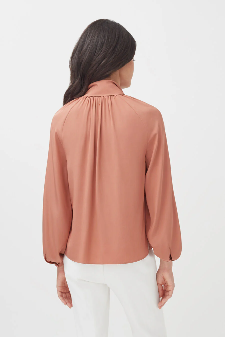 Silk Bow Blouse - Image 12