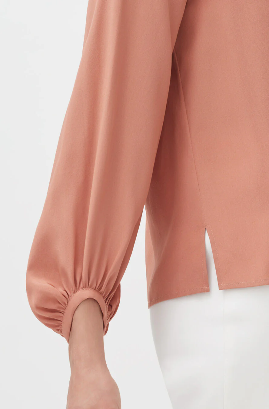Silk Bow Blouse - Image 13