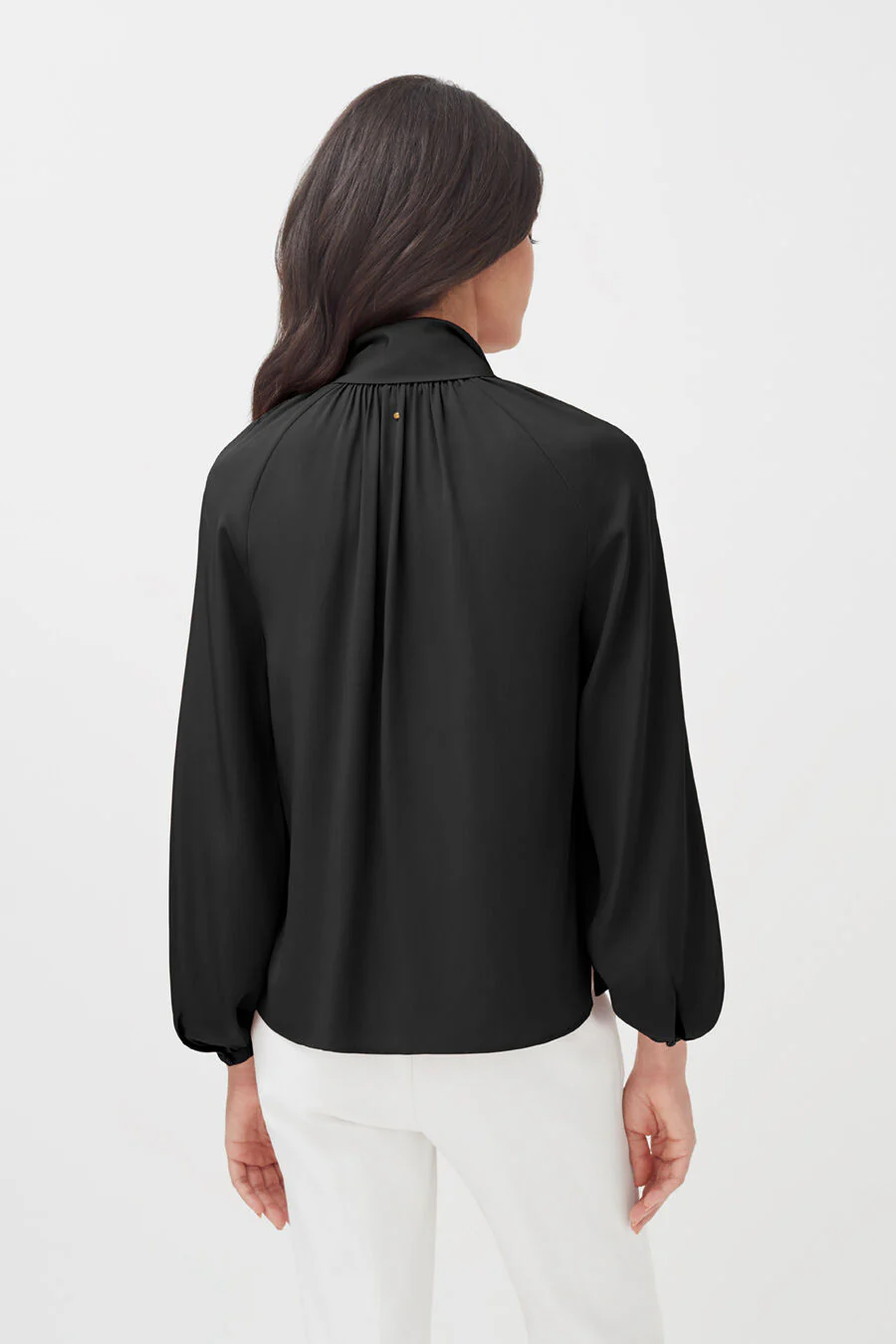 Silk Bow Blouse - Image 2