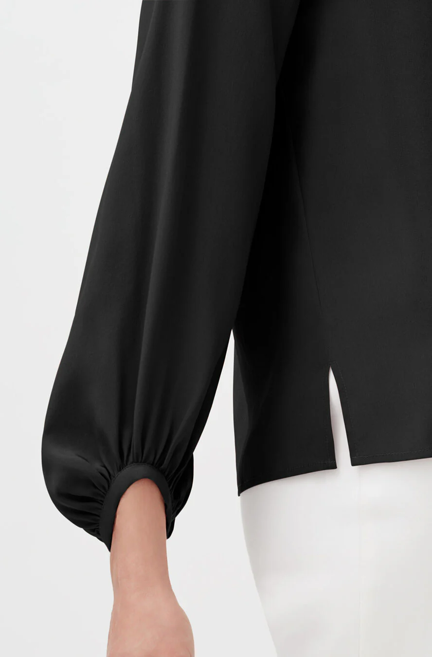 Silk Bow Blouse - Image 3
