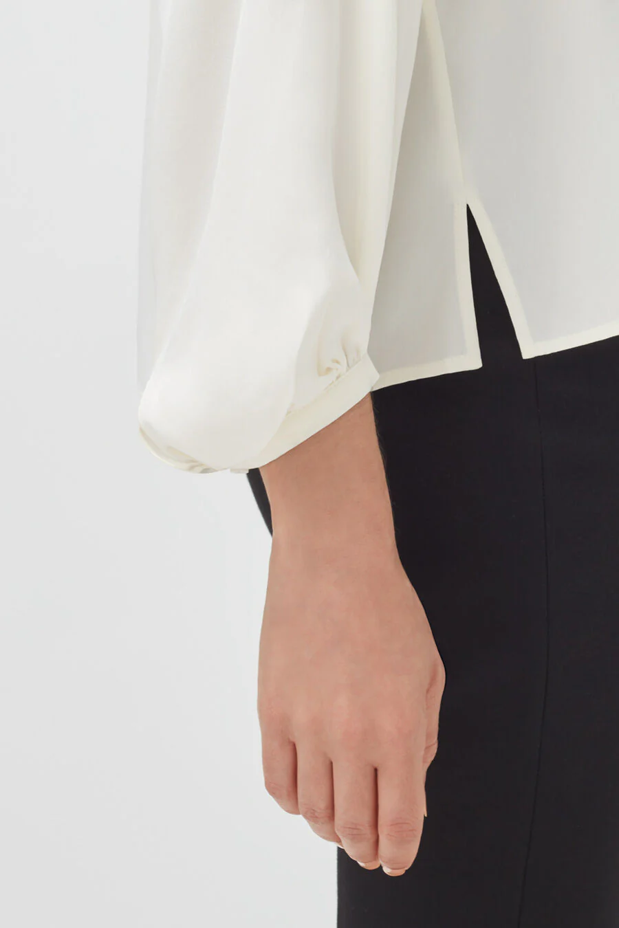 Silk Bow Blouse - Image 8