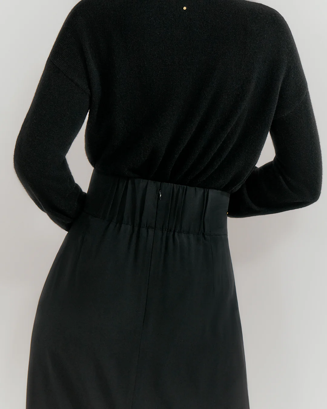 Silk Draped Skirt - Image 6