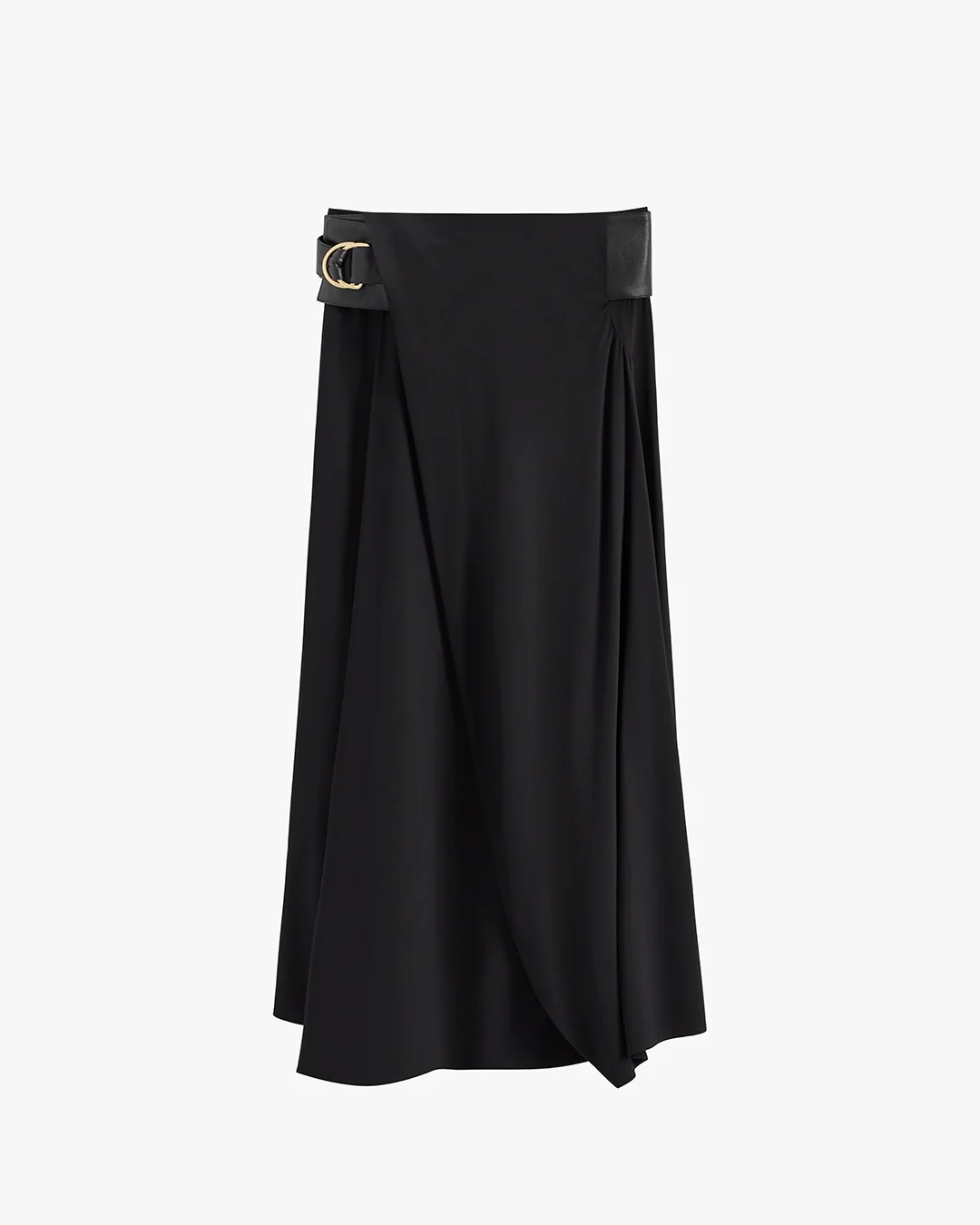 Silk Draped Skirt - Image 7
