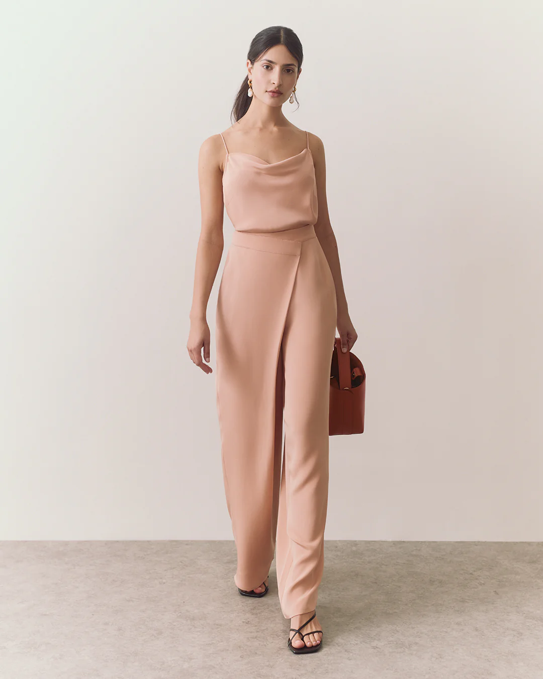 Silk Overlay Pant