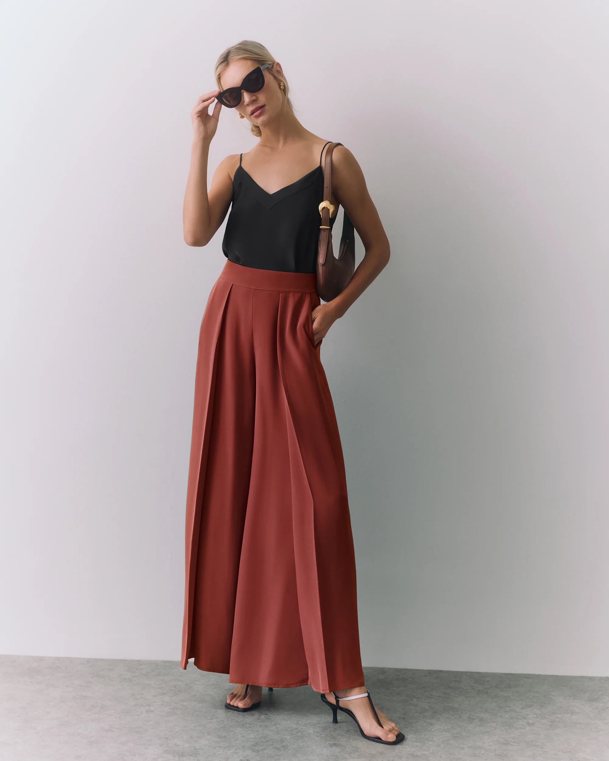 Silk Pleated Pant - Image 12