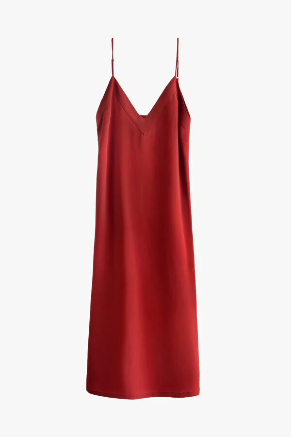 Silk Slip Dress - Image 29
