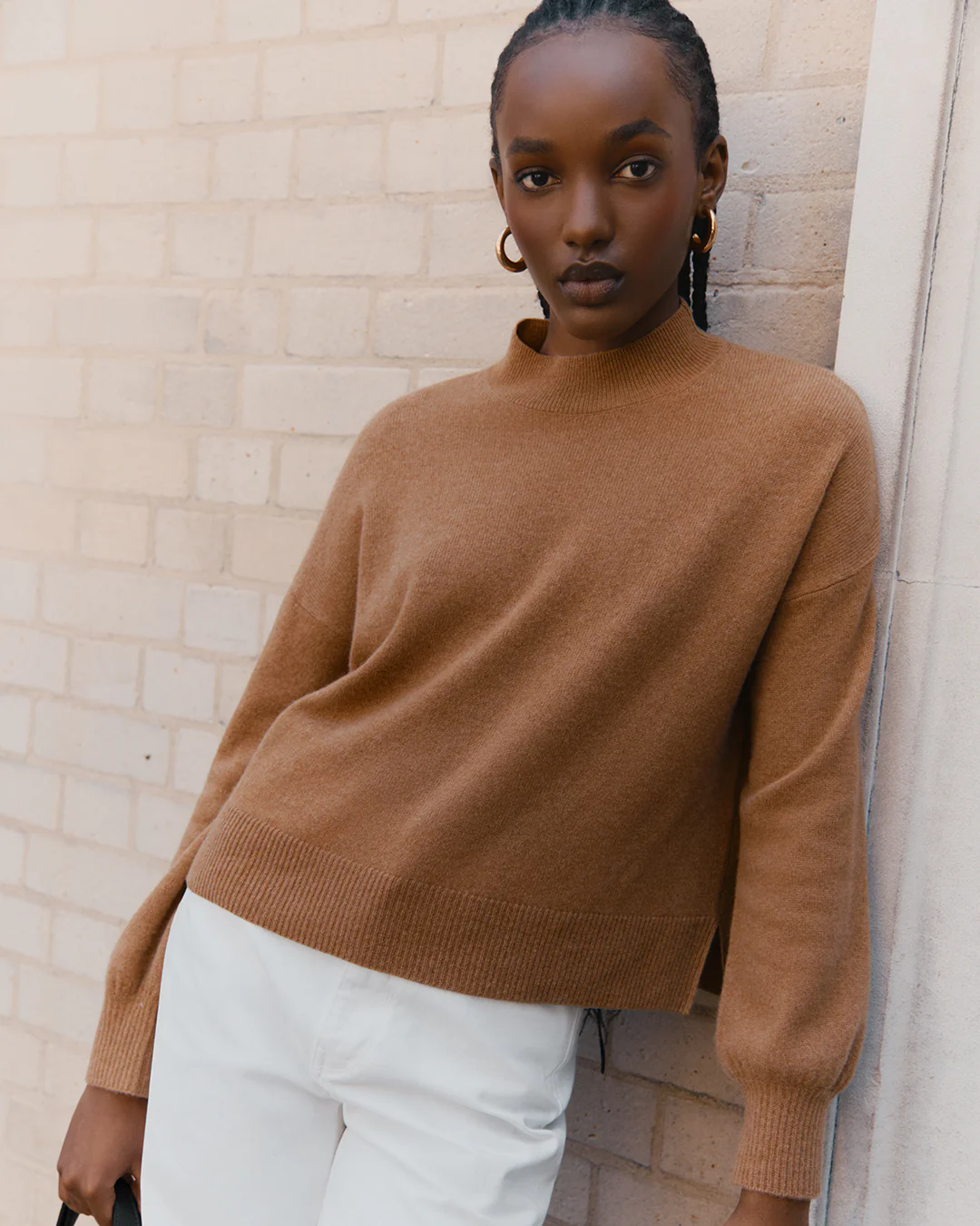 Single Origin Cashmere Cropped Sweater - Image 10
