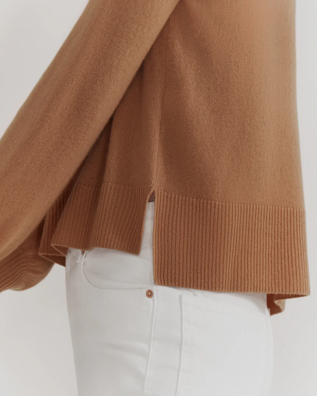 Single Origin Cashmere Cropped Sweater - Image 11