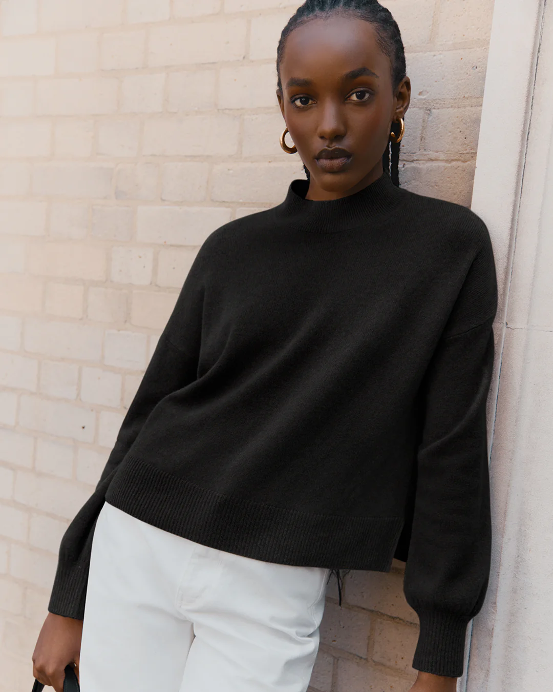 Single Origin Cashmere Cropped Sweater - Image 6