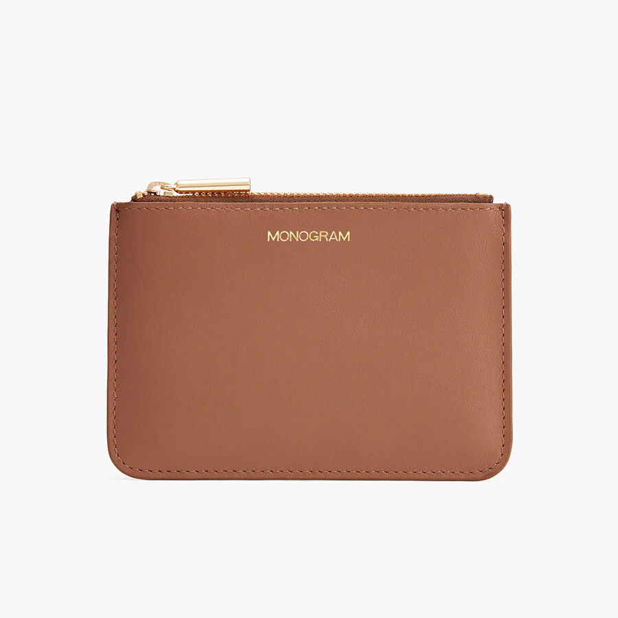 Zero Waste Slim Leather Pouch - Image 13