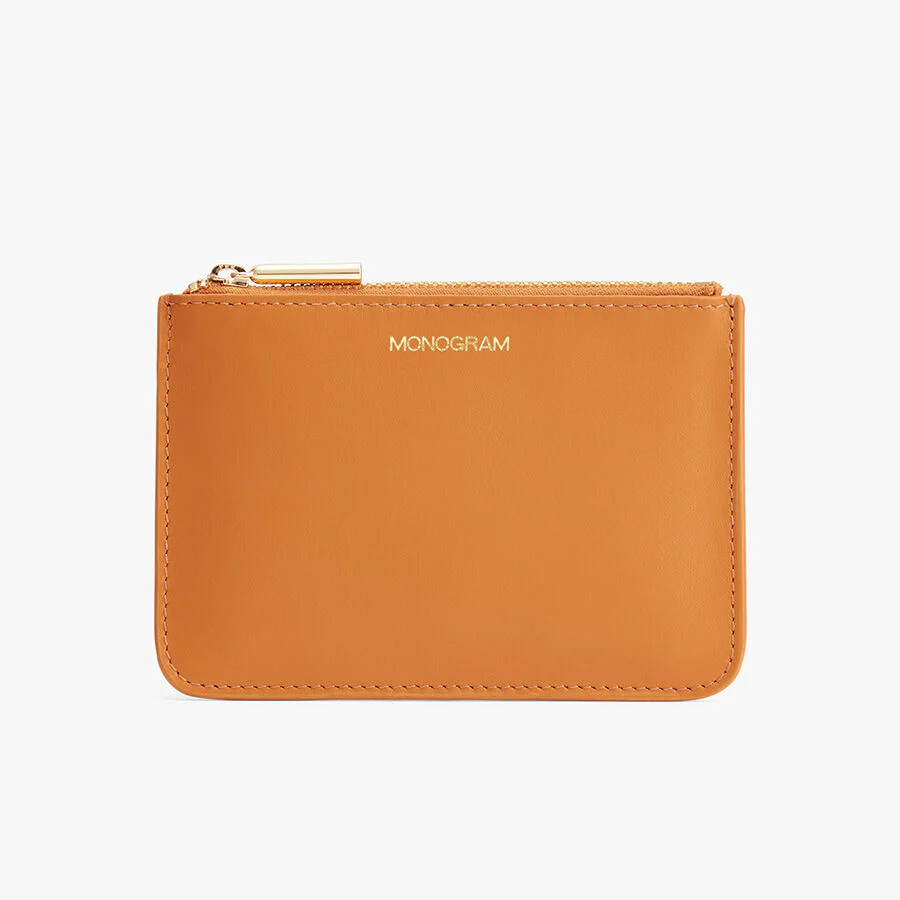 Zero Waste Slim Leather Pouch - Image 20