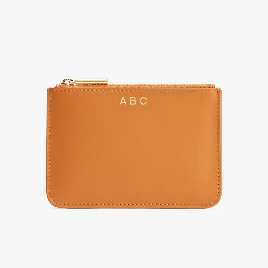 Zero Waste Slim Leather Pouch - Image 21
