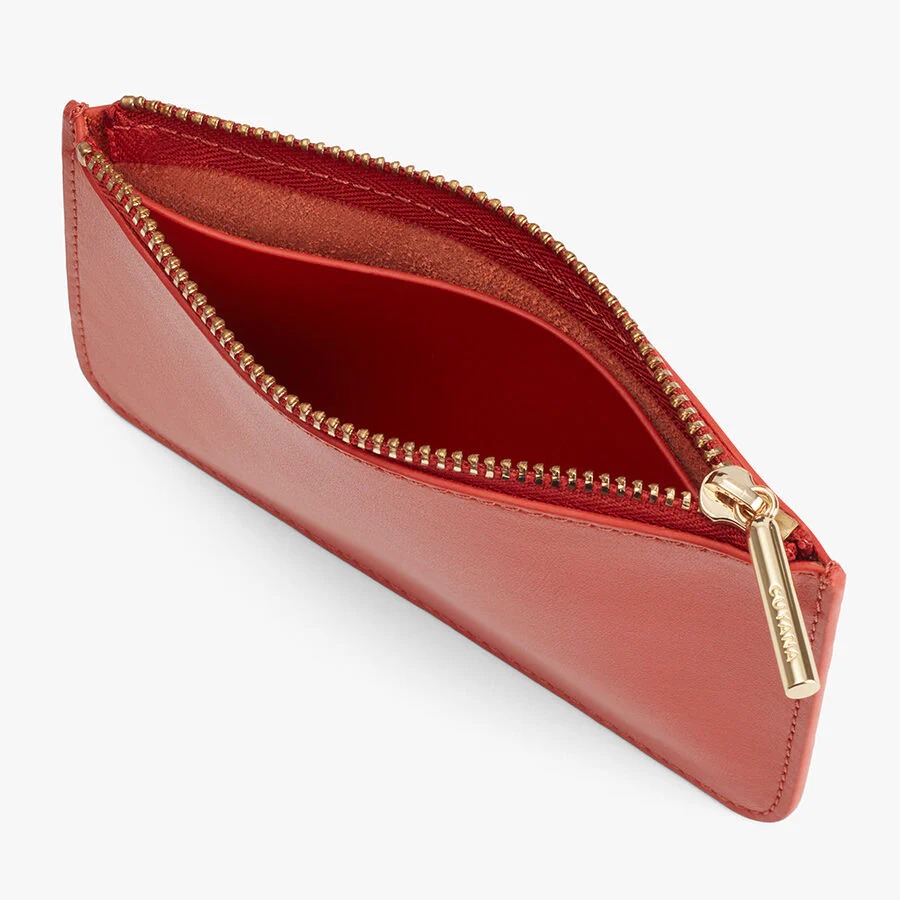 Zero Waste Slim Leather Pouch - Image 27