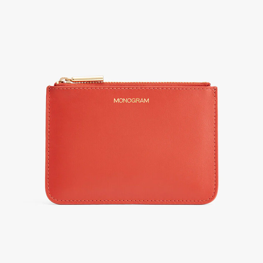Zero Waste Slim Leather Pouch - Image 28