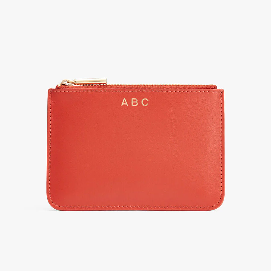 Zero Waste Slim Leather Pouch - Image 29