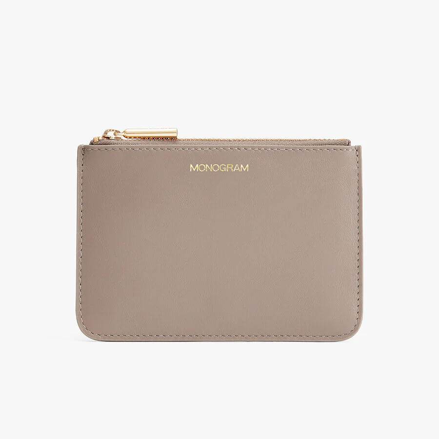Zero Waste Slim Leather Pouch - Image 36