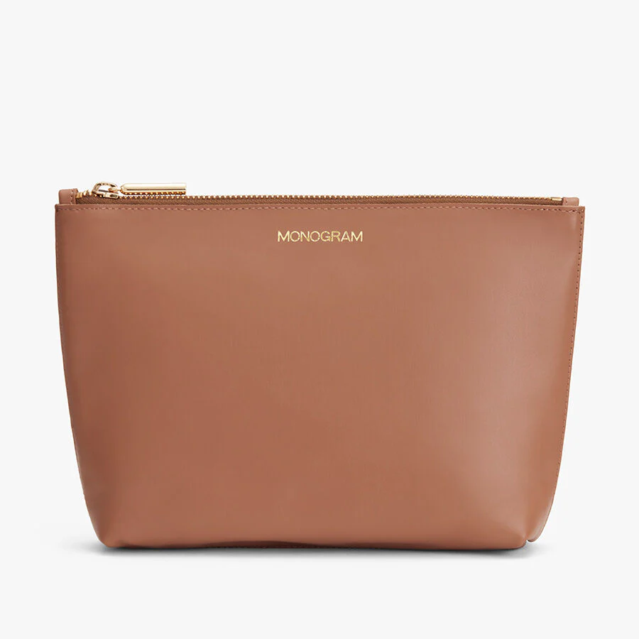 Small Leather Zipper Pouch - Image 11
