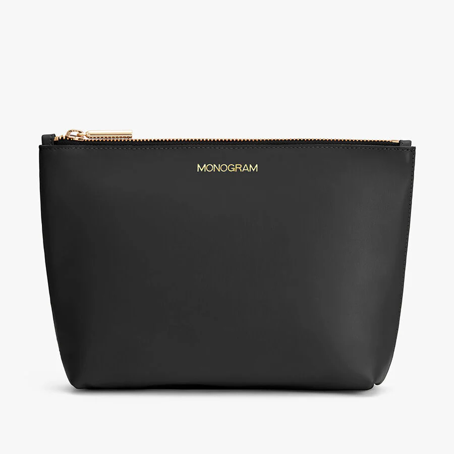 Small Leather Zipper Pouch - Image 3