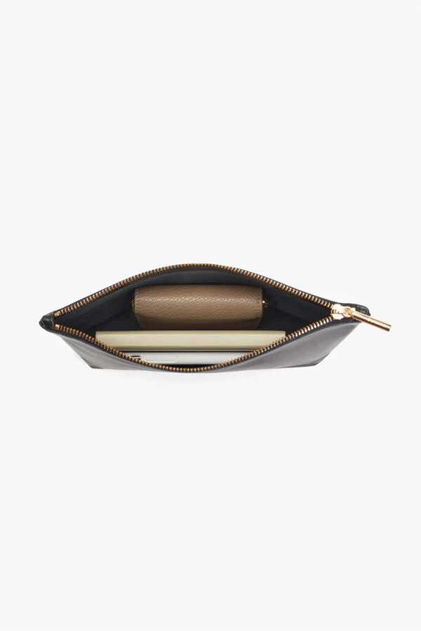 Small Leather Zipper Pouch - Image 7