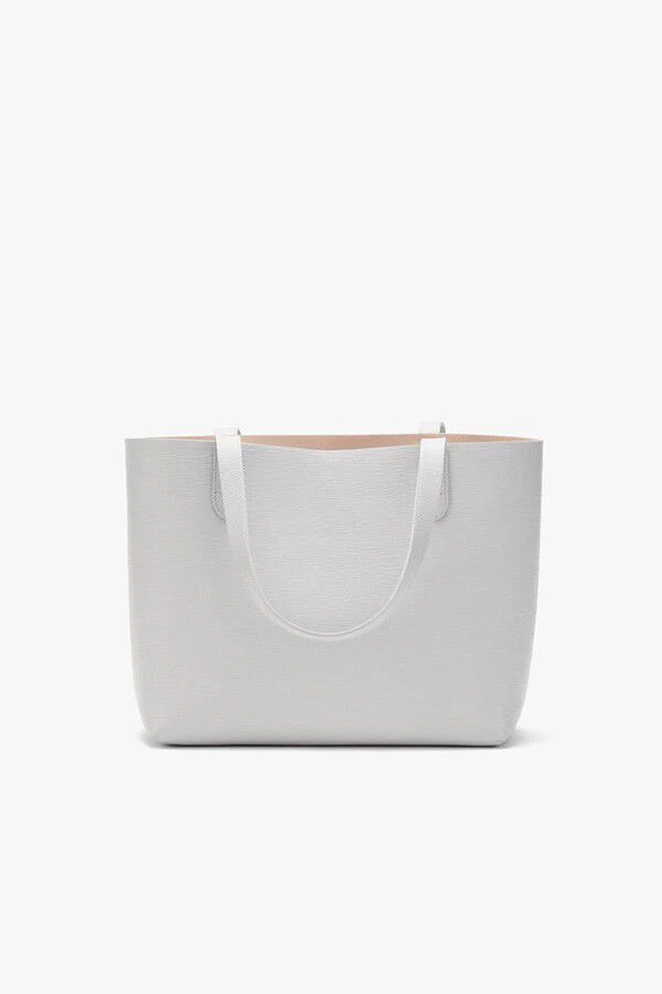 Small Structured Leather Tote - Image 13