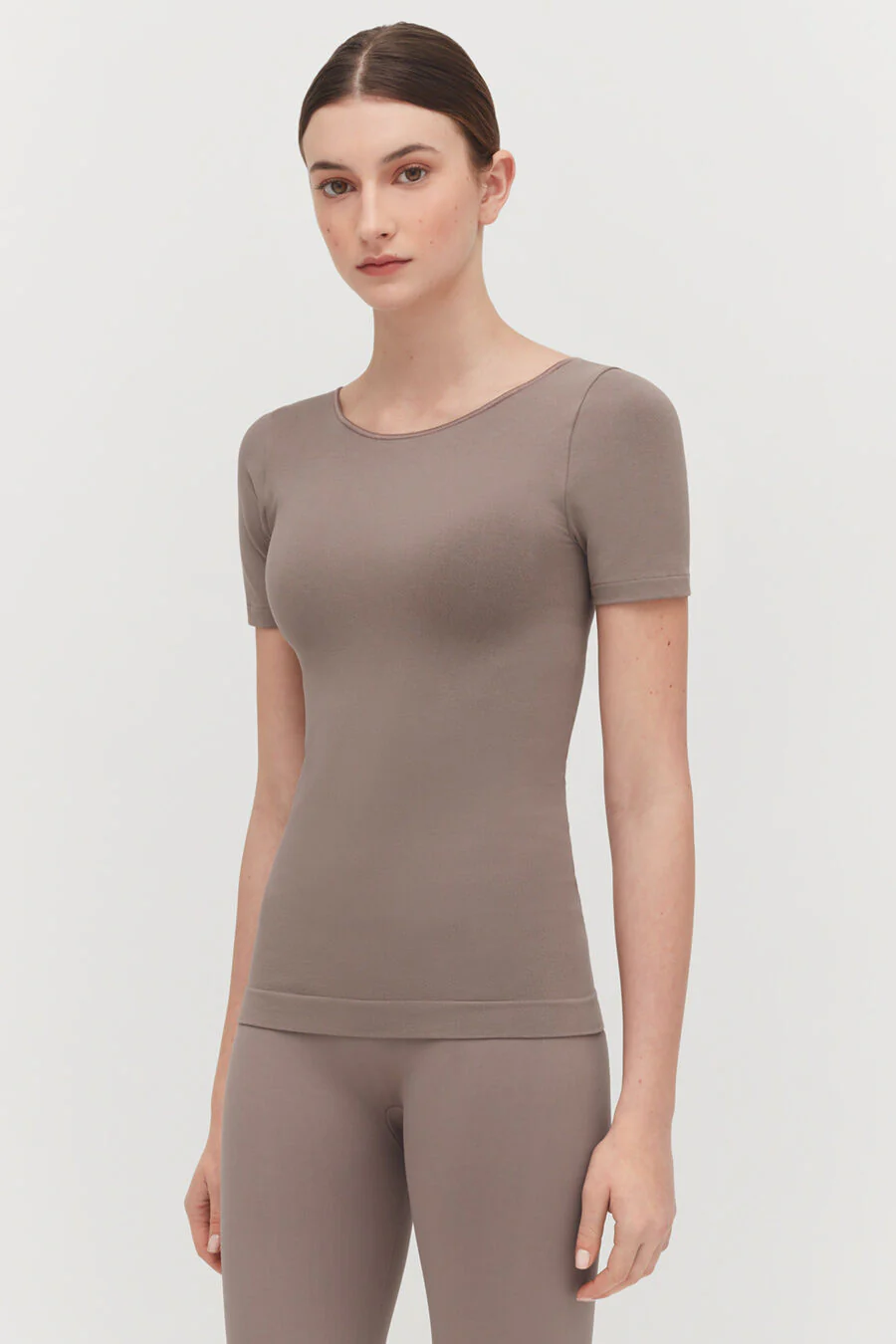 Stretch Scoop Neck Tee - Image 14