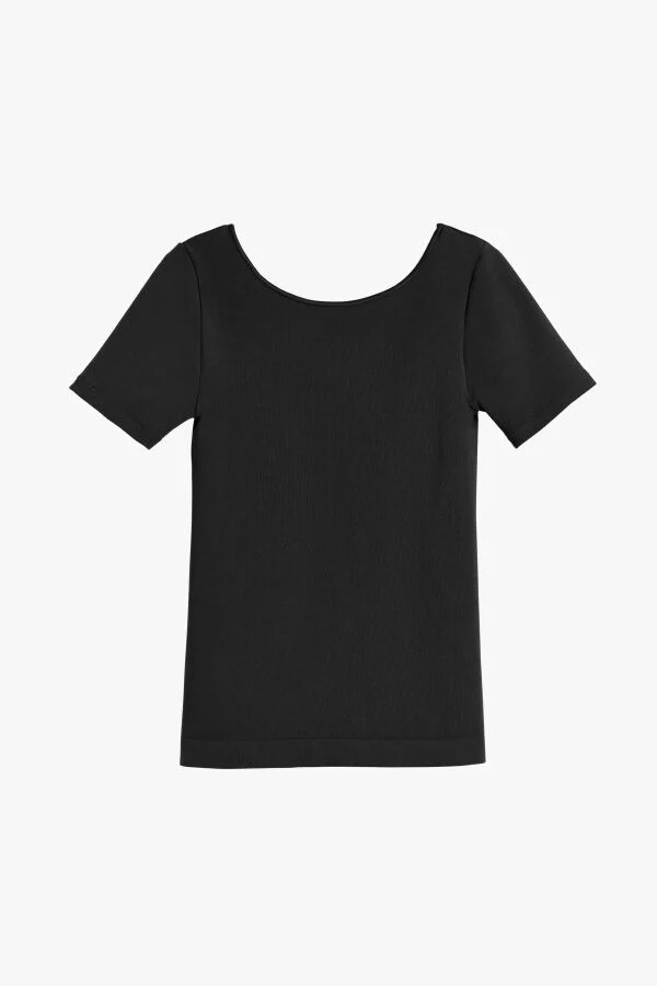Stretch Scoop Neck Tee - Image 3