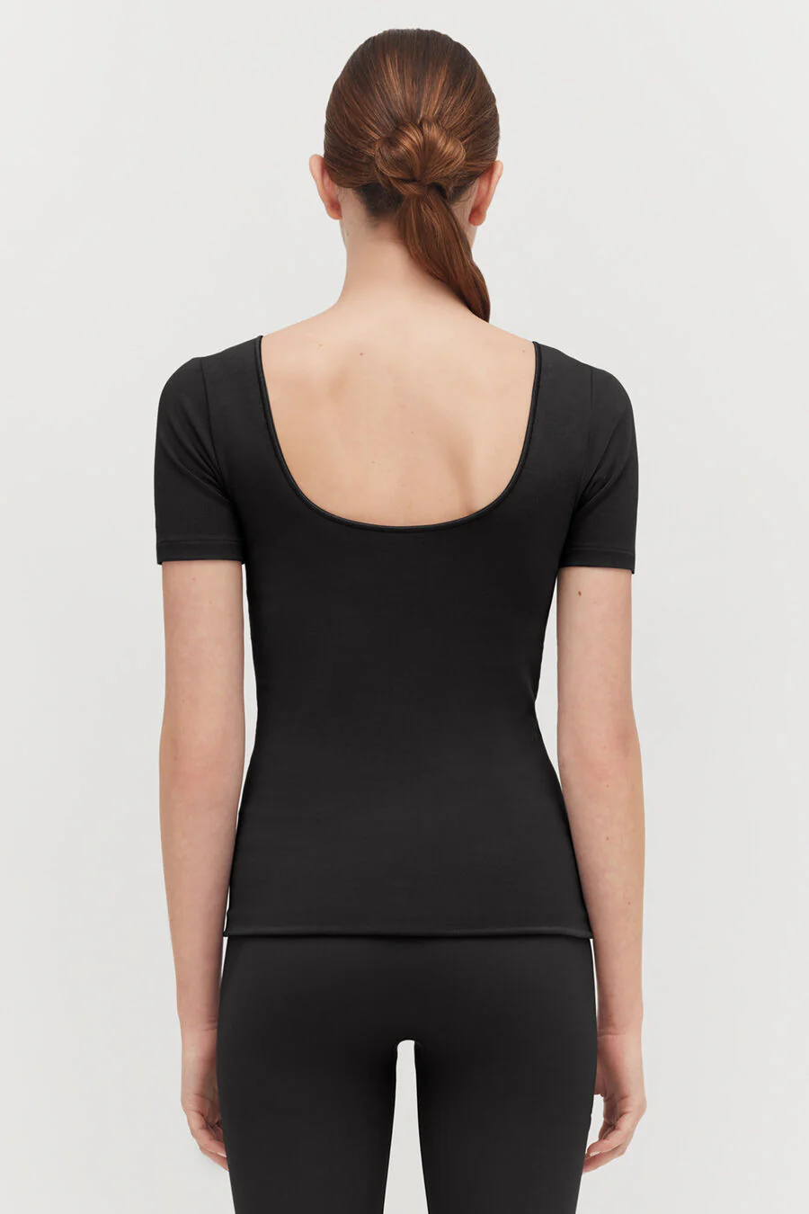 Stretch Scoop Neck Tee - Image 4