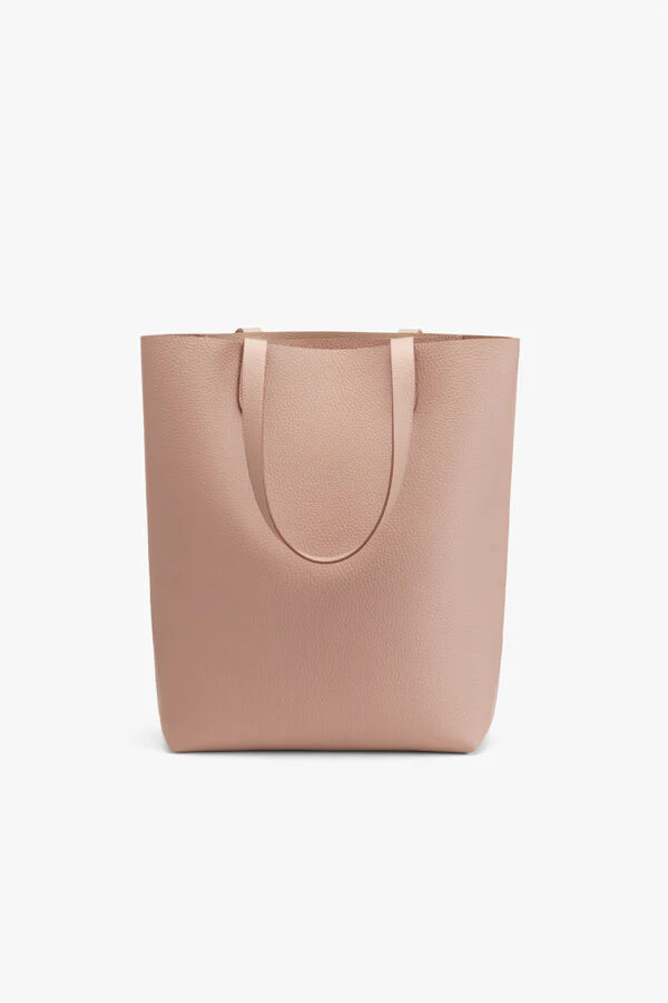 Tall Structured Leather Tote - Image 8