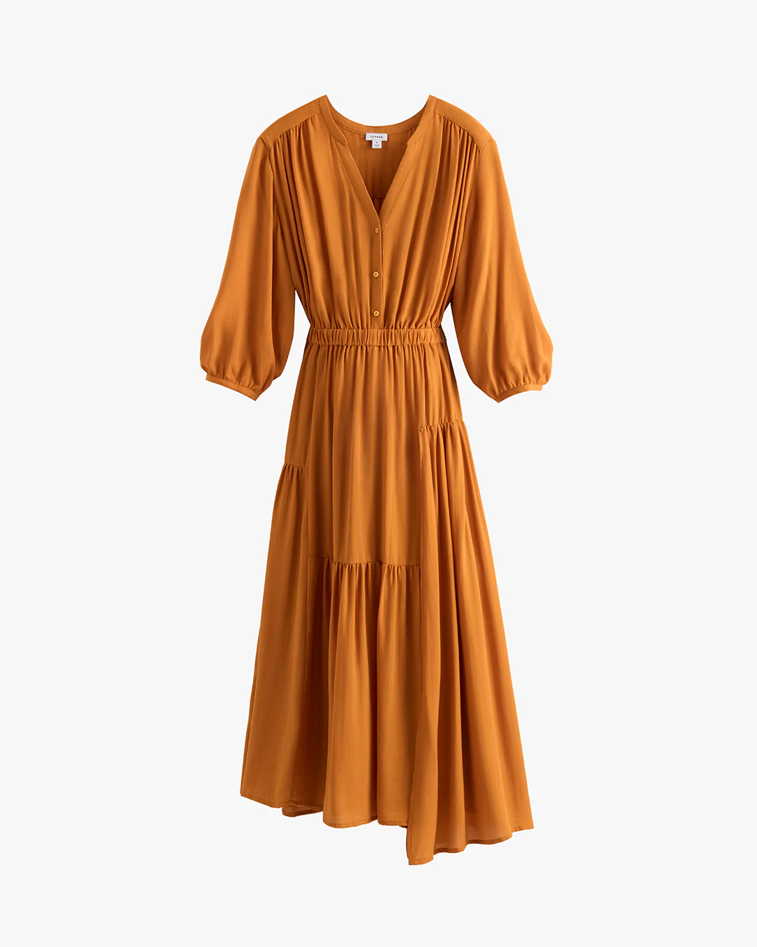 Tencel Gathered Panel Dress - Image 3