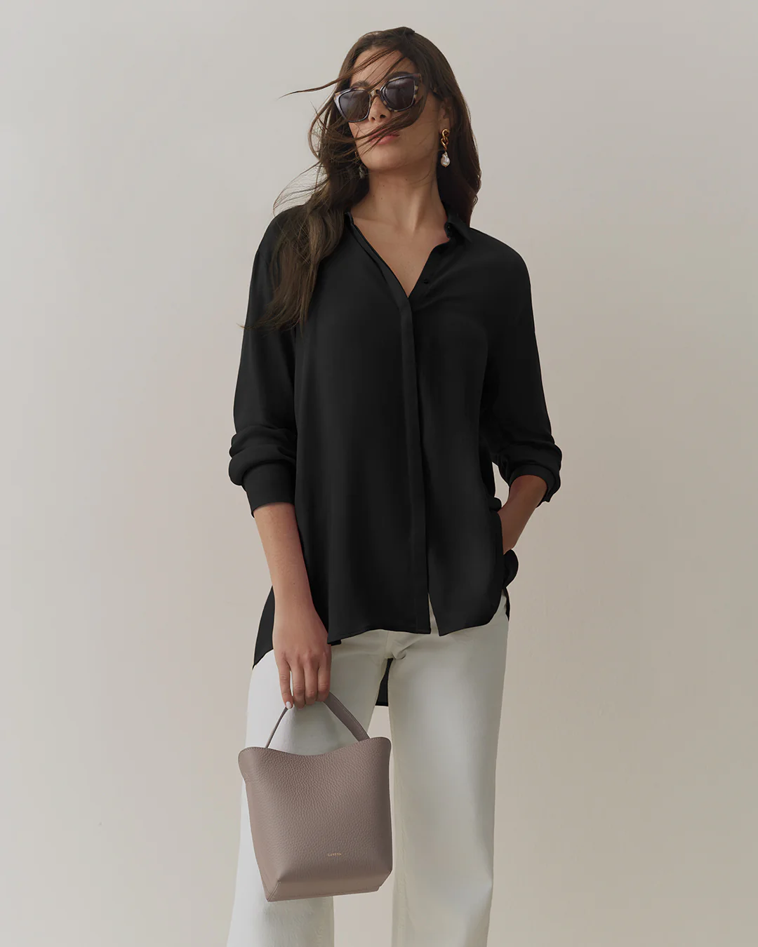 Tencel Oversized Shirt - Image 3