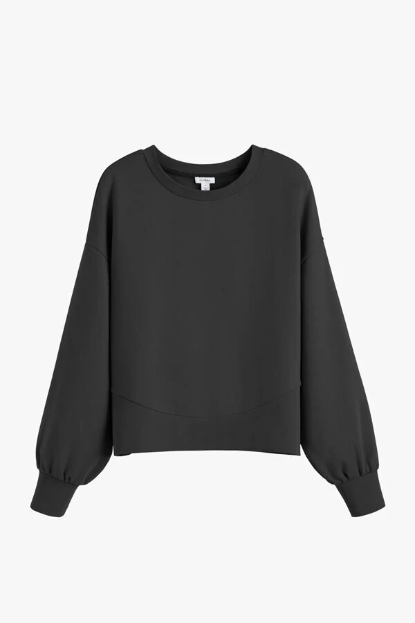 Terry Balloon Sleeve Sweatshirt - Image 3