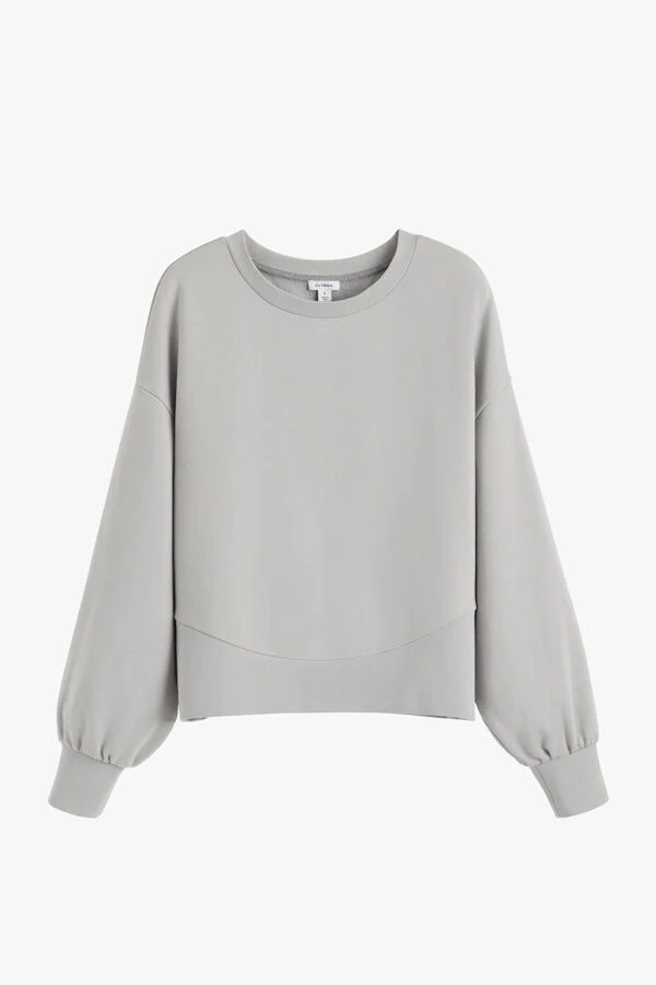 Terry Balloon Sleeve Sweatshirt - Image 8