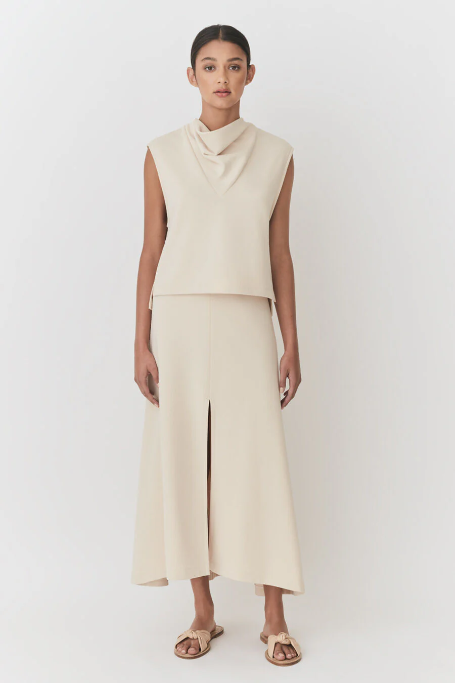 Terry Split Front Skirt - Image 12