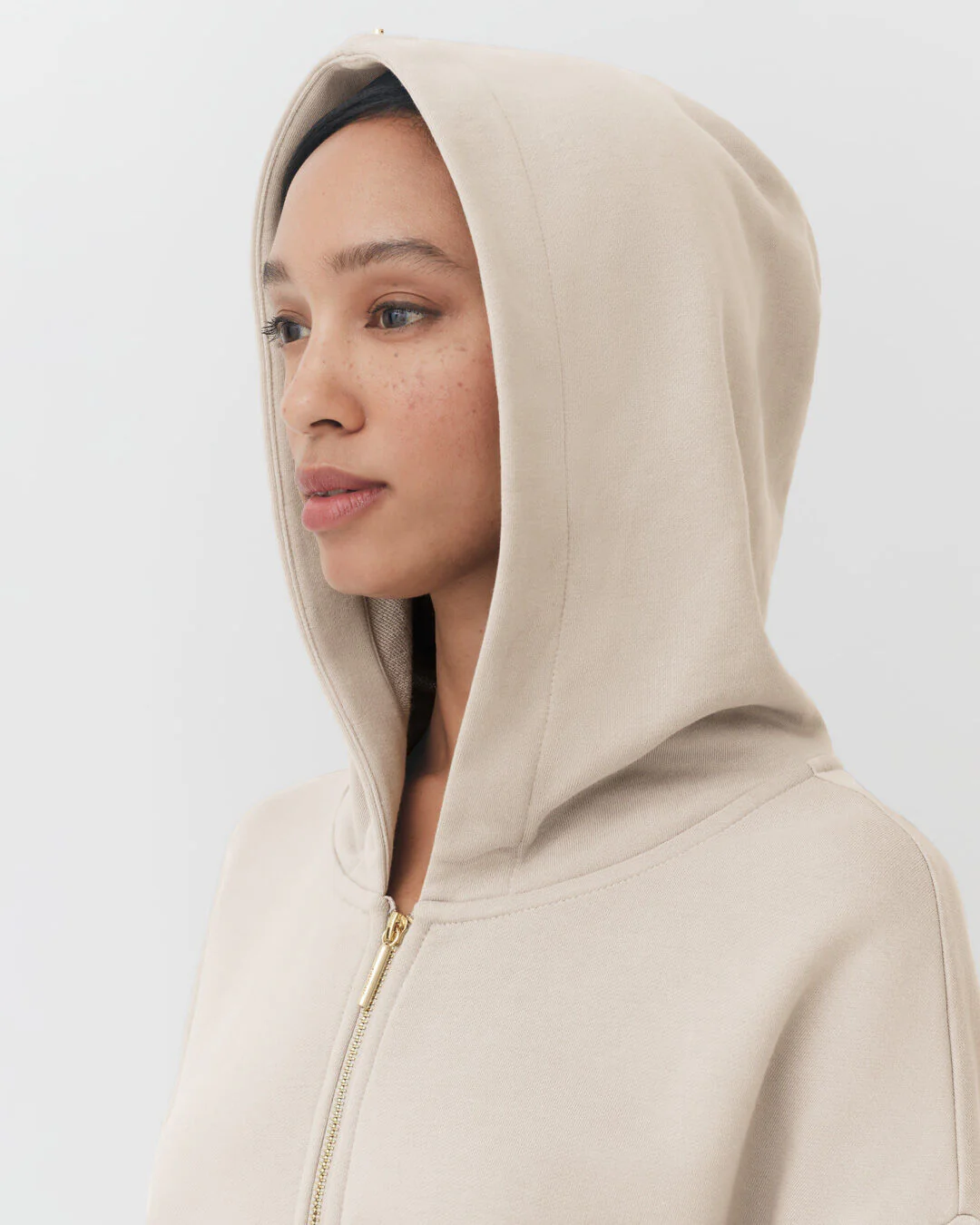 Terry Zip Front Hoodie - Image 14