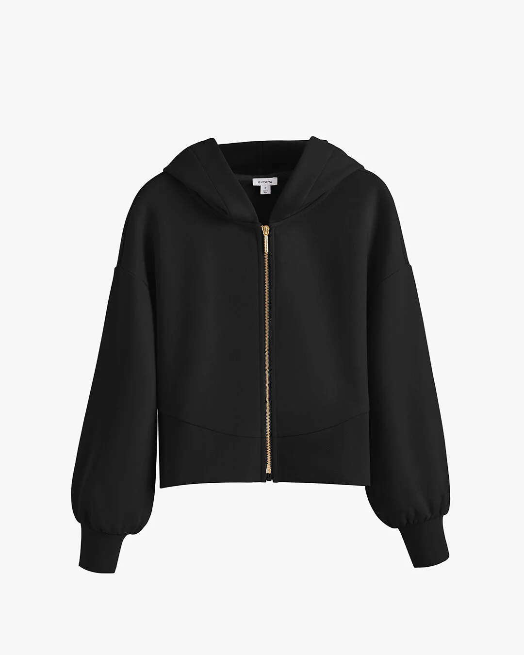 Terry Zip Front Hoodie - Image 5