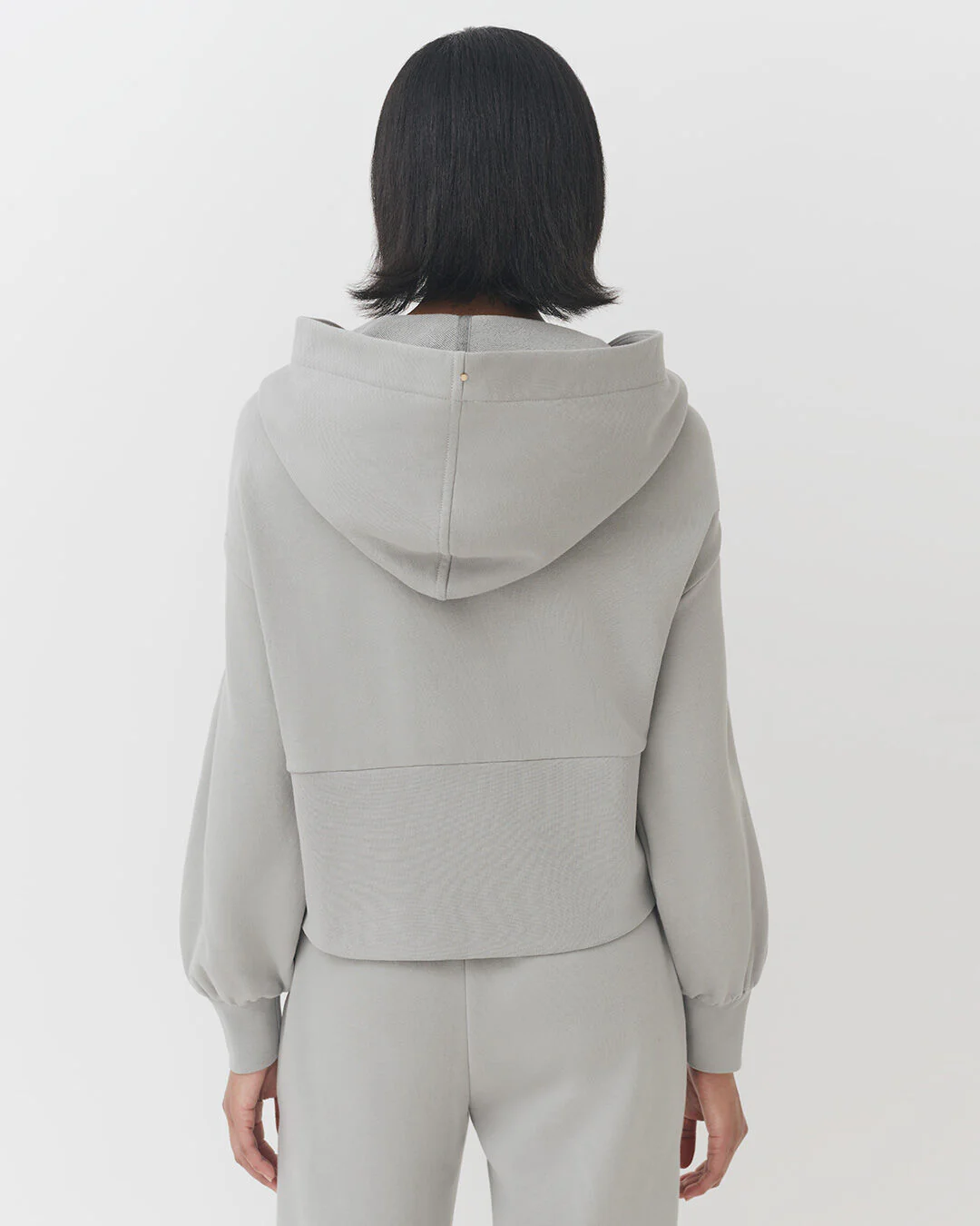 Terry Zip Front Hoodie - Image 8