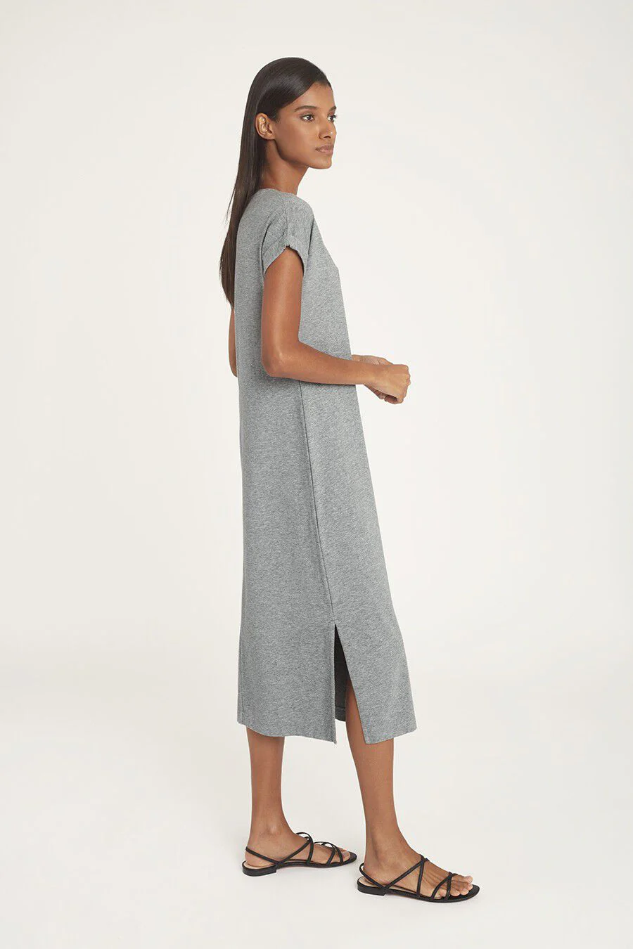 V-Neck Midi Dress - Image 10