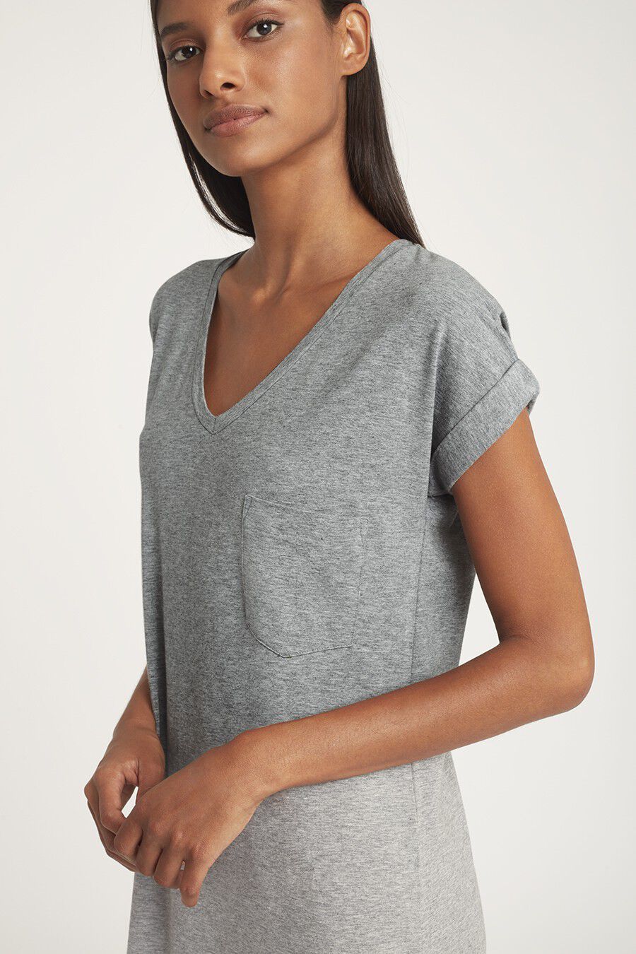 V-Neck Midi Dress - Image 12