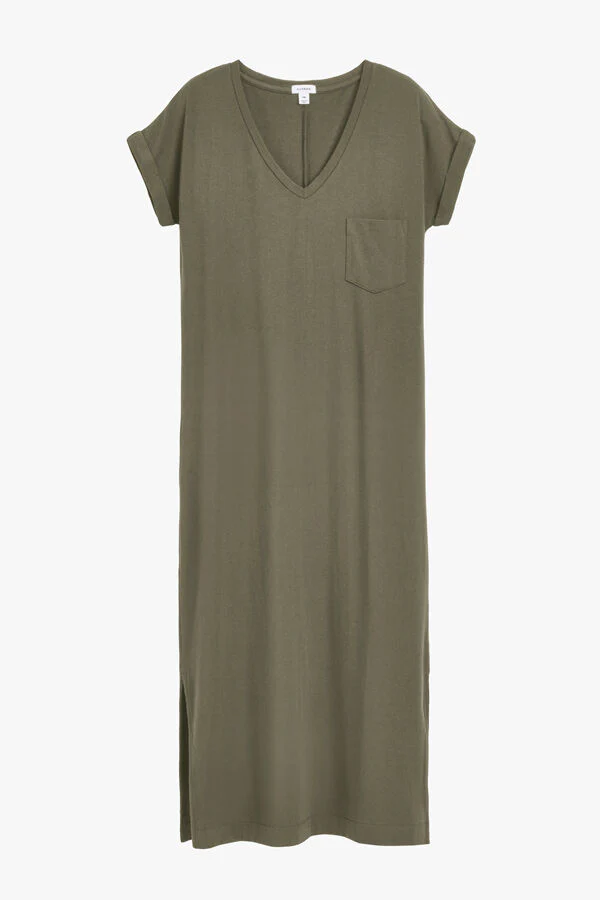 V-Neck Midi Dress - Image 18